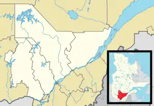 Labelle is located in Central Quebec