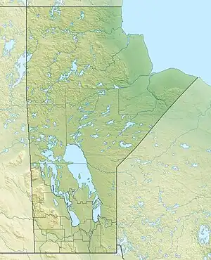 The location of the Riding Mountain Biosphere Reserve main office in Manitoba, Canada.