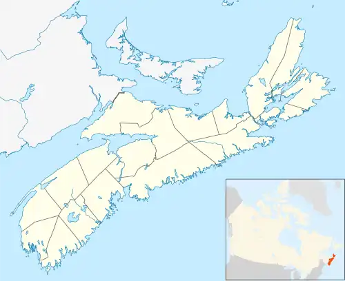 Guysborough is located in Nova Scotia