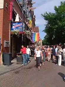 Canal Street during the annual Gay Pride event