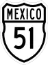 Federal Highway 51 shield