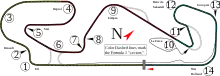 Layout of the Circuit de Catalunya