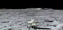 Yutu-2 rover deployed by Chang'e 4 lander.