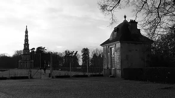 Pagoda and a pavilion