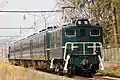 DeKi 201 in earlier Paleo Express dark green livery in April 2006