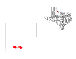 Location of Childress, Texas