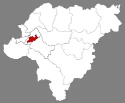 Location of Xiangfang in Harbin