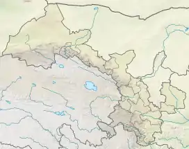 Landslide is located in Gansu