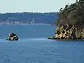 Northern End of Chuckanut Island Looking West Towards Portage Island