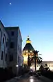 Night view of the Basilica