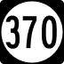 Iowa Highway 370 marker