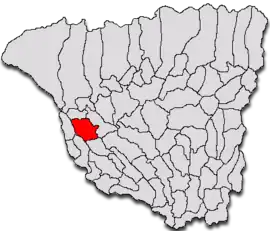 Location in Gorj County