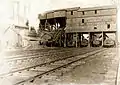 A coal tipple in Clarksburg, West Virginia, in 1908