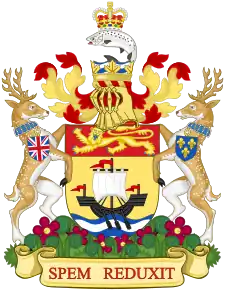 Coat of arms of New Brunswick