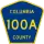 County Road 100A marker