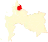 Location of Florida commune in the Biobío Region