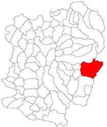 Location in Caraș-Severin County