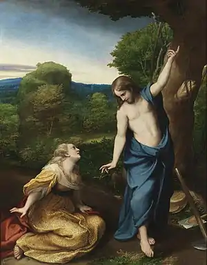 Correggio, Noli me tangere, circa 1525, Museo del Prado, Madrid