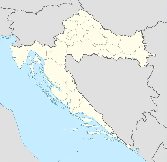 Gornja Vrućica is located in Croatia