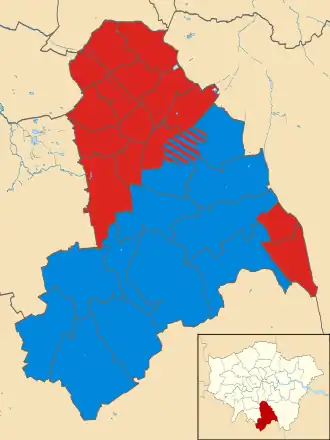 2018 results map