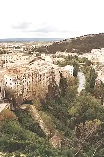 Júcar River flowing through Cuenca.