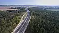 D3 motorway near České Budějovice.