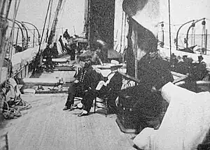 Deck of USRC Wayanda, ca. 1863