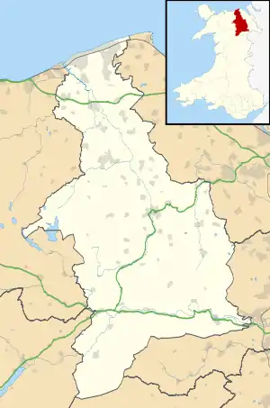 Gellifor is located in Denbighshire