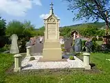 Memorial for the fallen soldiers of the Oldenburg regiment in the Hochhausen cemetery