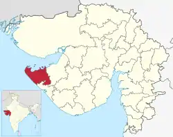 Location in Gujarat