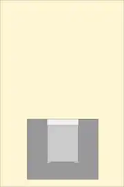 Diagram showing a steel die in section with an aluminium billet inserted