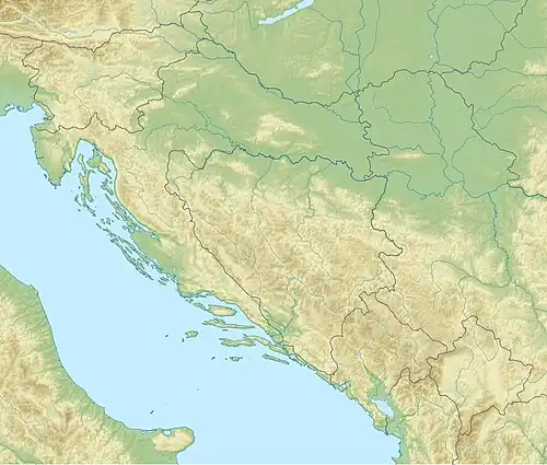 Orjen is located in Dinaric Alps