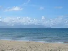 The Dingle Peninsula as viewed from Banna Strand.