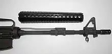 Bushmaster Dissipator barrel with M16A2 handguard