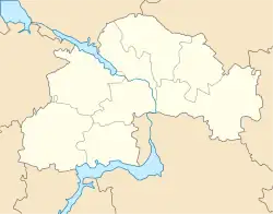 Chervonohryhorivka is located in Dnipropetrovsk Oblast