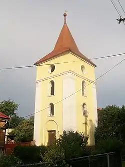 Belfry in the village Dobroč