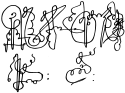 Domentius IV's signature