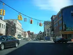 State Street looking east in 2007, during the height of new construction