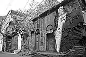 The remains of an old ruined Dutch Kuthi in Baranagar, India