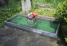 The grave of Sir Ebenezer Howard in Letchworth Cemetery