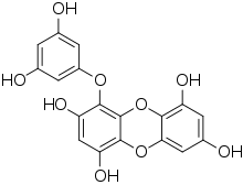 Chemical structure of eckol