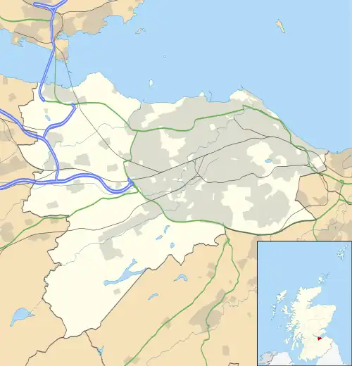 Meadowbank Stadium is located in the City of Edinburgh council area