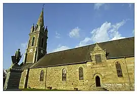 The church in Notre-Dame-Du-Touchet