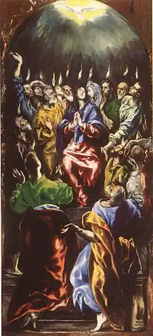 Pentecost1597-1600275 x 127 cmMuseo del Prado (Madrid)