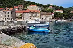 Image of Suđurađ showing moored boats