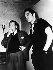 Photo of Elvis and Ed Sullivan