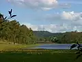 Enoggera Dam wall in 2010