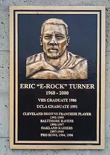 Eric Turner plaque