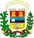 Coat of arms of Falcón, adopted in 1950