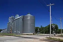 Grain elevator in Eyota.